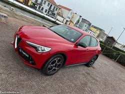Vermelho Usado 2018 Alfa Romeo Stelvio Super SUV | € 29.900 (Preço justo)
