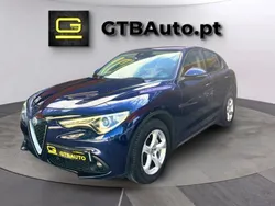 Azul Usado 2017 Alfa Romeo Stelvio SUV | € 23.499 (Super Preço)