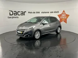 Cinza Usado 2018 Peugeot 208 Style Citadino | € 9.799 (Bom preço)