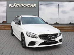 Branco Usado 2019 Mercedes C300e AMG line Carrinha | € 33.550 (Preço elevado)