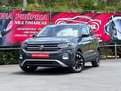 Cinza Usado 2021 VW T-Cross Life SUV | € 17.950 (Bom preço)