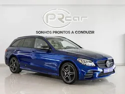 Azul metalizado Usado 2020 Mercedes E300 AMG line Carrinha | € 33.000 (Bom preço)