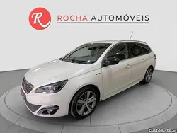 Branco Usado 2016 Peugeot 308 GT-line Carrinha | € 11.000 (Bom preço)