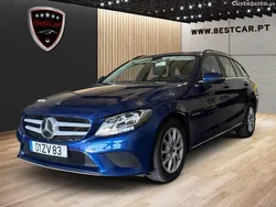 Azul Usado 2020 Mercedes C200 Carrinha | € 21.950 (Preço justo)