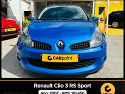 Azul Usado 2007 Renault Clio III R.S. Citadino | € 25.000