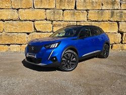 Azul Usado 2021 Peugeot e-2008 GT SUV | € 19.950 (Preço justo)
