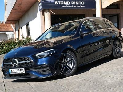 Azul Usado 2022 Mercedes C200 AMG line Carrinha | € 32.950