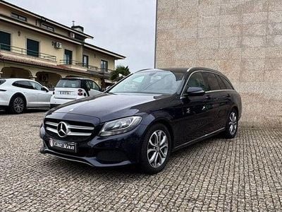 Azul Usado 2015 Mercedes C180 Avantgarde Carrinha | € 14.950 (Preço justo)