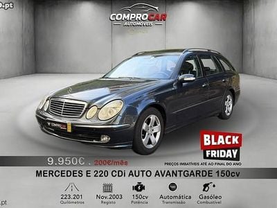 Cinza Usado 2003 Mercedes E220 Avantgarde Carrinha | € 9.950 (Preço justo)