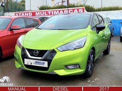 Verde Usado 2017 Nissan Micra Tekna Citadino | € 15.900