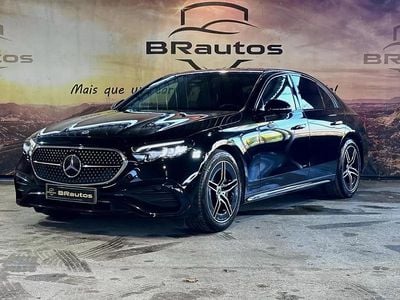 Usado Mercedes E220 AMG line 200 HP (147 kW) 2024 Preto Sedan