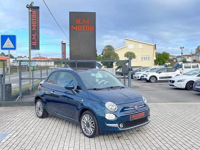 Azul escuro Usado 2018 Fiat 500 Lounge Citadino | € 13.500 (Preço elevado)