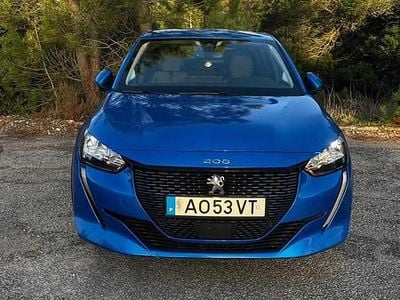 Azul Usado 2020 Peugeot e-208 Citadino | € 15.500 (Preço elevado)