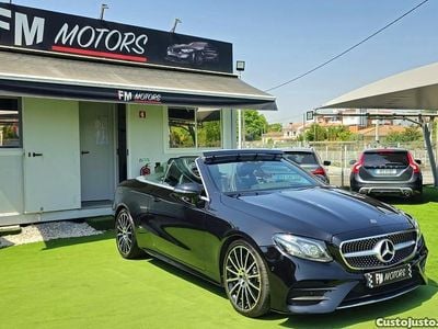 Preto Usado 2017 Mercedes E220 AMG line Cabrios | € 42.990 (Preço elevado)