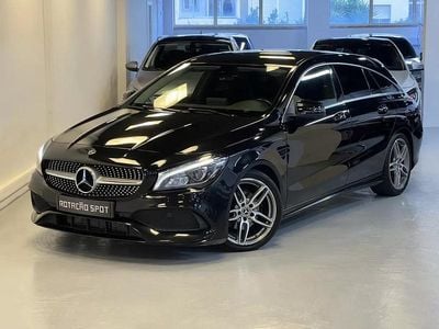 Preto Usado 2018 Mercedes CLA180 Shooting Brake AMG line Carrinha | € 21.990 (Preço justo)