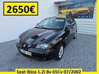 Usado Seat Ibiza 64 HP (47 kW) 2002 Preto Citadino