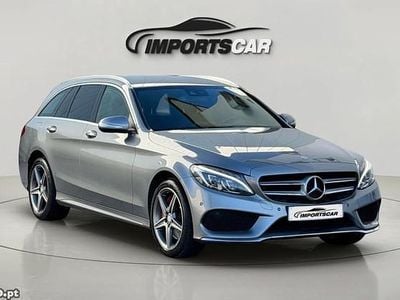Cinza Usado 2015 Mercedes C250 AMG line Carrinha | € 23.900 (Preço justo)