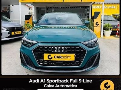 Usado Audi A1 Sportback S-Line 150 HP (110 kW) 2021 Verde Citadino