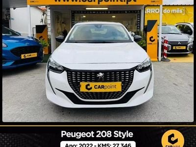 Branco Usado 2022 Peugeot 208 Style Citadino | € 16.900 (Preço justo)