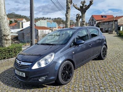 Cinza Usado 2008 Opel Corsa Enjoy Citadino | € 6.500 (Caro)