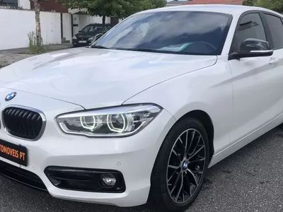 Branco pérola Usado 2018 BMW 116 Sport Line Citadino | € 16.990 (Preço justo)