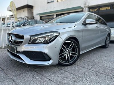Cinza Usado 2017 Mercedes CLA180 Shooting Brake AMG line Carrinha | € 21.950 (Preço elevado)