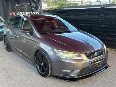 Usado Seat Leon ST 110 HP (80 kW) 2014 Cinzento Carrinha