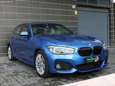 Usado BMW 118 M Sport 150 HP (110 kW) 2017 Azul Citadino