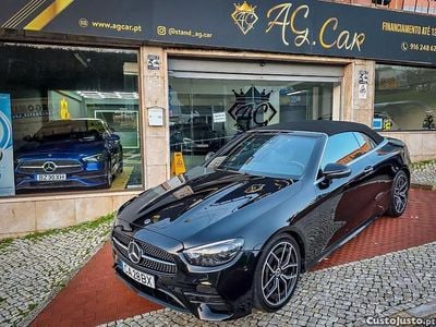 Preto Usado 2021 Mercedes E220 AMG line Cabrios | € 48.990 (Bom preço)