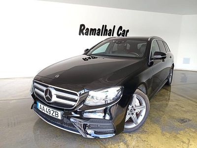 Usado Mercedes E300 AMG line 306 HP (225 kW) 2020 Preto Carrinha