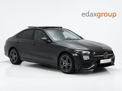 Preto Usado 2022 Mercedes C300 AMG line Sedan | € 41.990 (Bom preço)