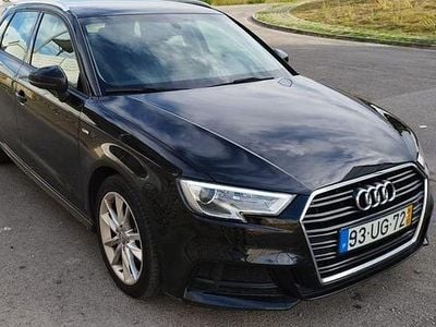 Preto Usado 2018 Audi A3 S-Line Sedan | € 17.500 (Bom preço)