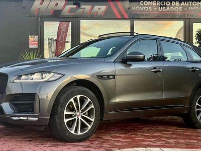 Usado Jaguar F-Pace R-Sport 240 HP (176 kW) 2018 Cinzento SUV
