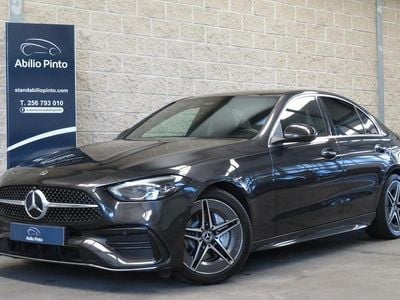 Cinza Usado 2023 Mercedes C300 AMG line Sedan | € 46.900 (Super Preço)