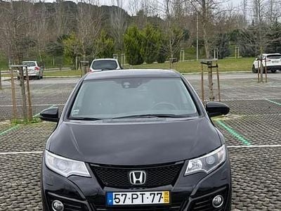 Preto Usado 2015 Honda Civic Exclusive | € 12.000 (Bom preço)