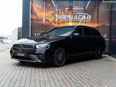 Preto Usado 2021 Mercedes E300 AMG line Carrinha | € 38.500 (Preço justo)