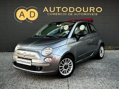 Cinzento Usado 2012 Fiat 500C Lounge Cabrios | € 8.990 (Preço elevado)
