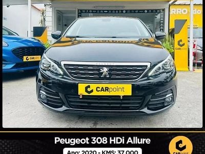 Usado Peugeot 308 Allure 131 HP (96 kW) 2020 Preto Citadino