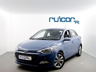 Usado Hyundai i20 75 HP (55 kW) 2018 Azul