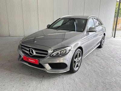 Cinza Usado 2016 Mercedes C220 AMG line Carrinha | € 21.900