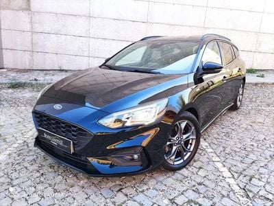 Preto Usado 2019 Ford Focus ST-Line Carrinha | € 15.900 (Preço justo)