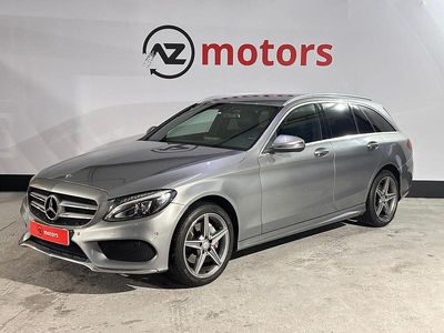 Cinza Usado 2016 Mercedes C220 AMG line Carrinha | € 21.900