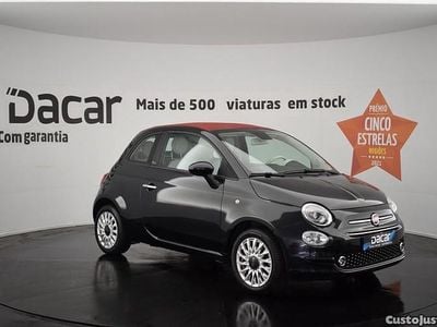 Preto Usado 2020 Fiat 500C Lounge Cabrios | € 9.999 (Preço justo)