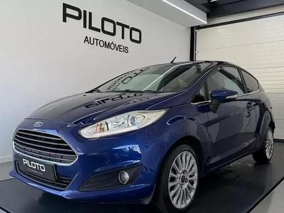 Usado Ford Fiesta Business Edition 100 HP (73 kW) 2015 Azul Citadino