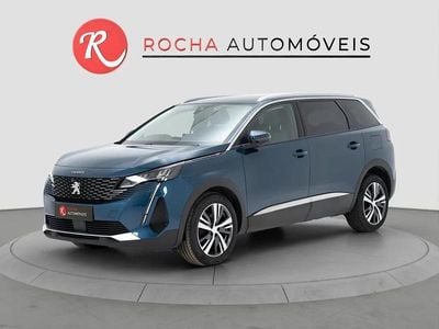 Usado Peugeot 5008 Active 130 HP (95 kW) 2021 Azul SUV