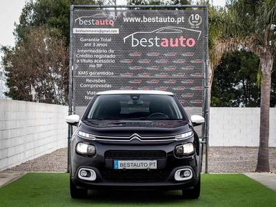Preto Usado 2019 Citroën C3 PureTech | € 11.999 (Bom preço)