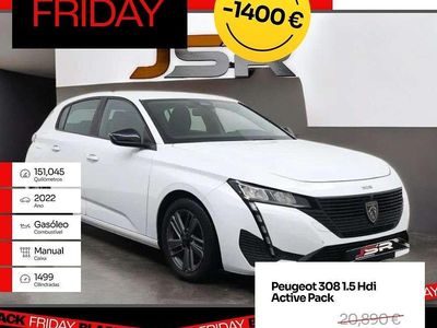 Branco Usado 2022 Peugeot 308 Active | € 19.490 (Bom preço)