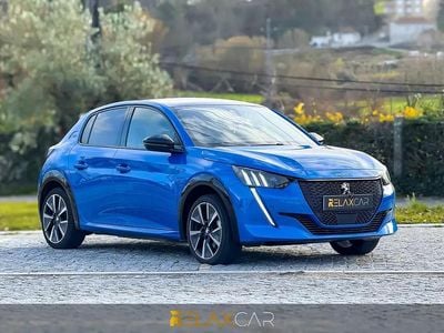 Azul Usado 2020 Peugeot e-208 GT Citadino | € 16.000 (Super Preço)