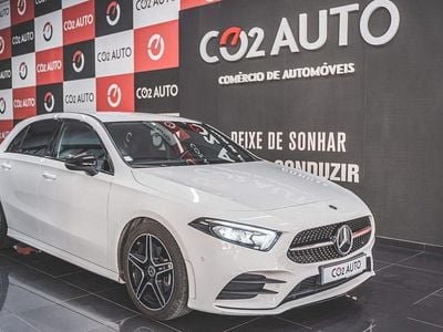 Branco Usado 2022 Mercedes A160 AMG line | € 30.900
