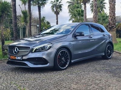 Usado Mercedes A200 AMG line 136 HP (100 kW) 2018 Cinza Sedan